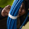 Hook & Loop Tape, 2 cm, 7.6 m, White, Custom Length Cable Ties - Alternate Image