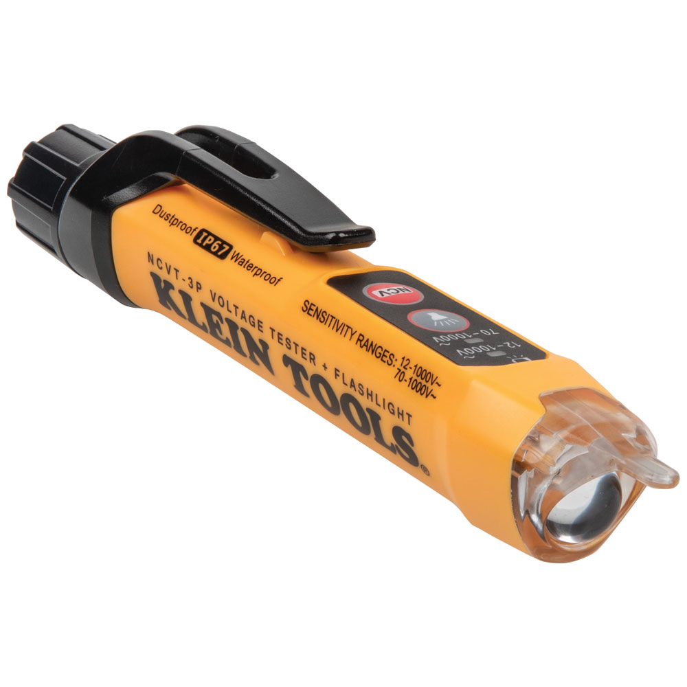 NCVT3P Dual Range Non-Contact Voltage Tester with Torch, 12 - 1000 V AC - Image