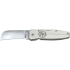 44007 Lightweight Lockback Knife, 6.4 cm Coping Blade, Silver Handle Image
