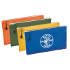 5140 Zippered Bags, Canvas Tool Pouches Olive/Orange/Blue/Yellow, 4-Pack Image