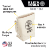 5416T Tool Bag, Bull-Pin and Bolt Bag, Tunnel Loop, Canvas, 12.7 x 25.4 x 22.9 cm Image 1