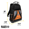 55421BP14 Tradesman Pro™ Tool Bag Backpack, 39 Pockets, Black, 36.8 cm Image 3