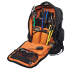 55456BPL Tradesman Pro™ Laptop Backpack / Tool Bag, 25 Pockets, Black Nylon Image 6