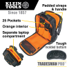 55456BPL Tradesman Pro™ Laptop Backpack / Tool Bag, 25 Pockets, Black Nylon Image 1