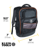 55456BPL Tradesman Pro™ Laptop Backpack / Tool Bag, 25 Pockets, Black Nylon Image 4