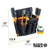 5719 PowerLine™ Series Electrician's Tool Pouch, 18-Pocket Image 1