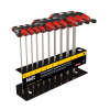 JTH610E Hex Key Set, SAE T-Handle, 15.2 cm with Stand, 10-Piece Image