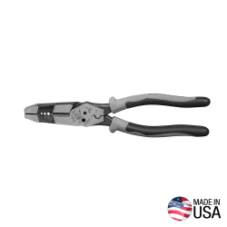 J2158CR Hybrid Pliers with Crimper and Wire Stripper Image 
