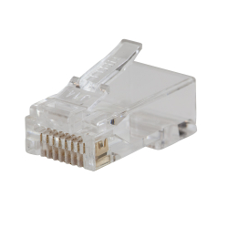 VDV826702 Pass-Thru™ Modular Data Plug, RJ45- CAT5E, 50-Pack Image 
